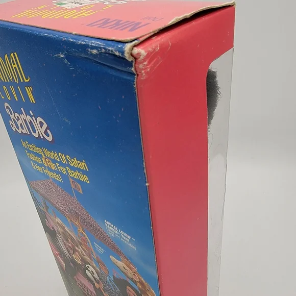 Vintage 1989 Barbie Animal Lovin Nikki Doll & Lion Cub No. 1352 NRFB. - Picture 8 of 10